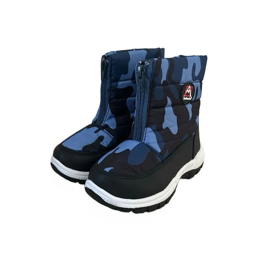 Avalanche Toddler Unisex Snow Boots Child Winter Boots Blue‎ Camo Size 9 New